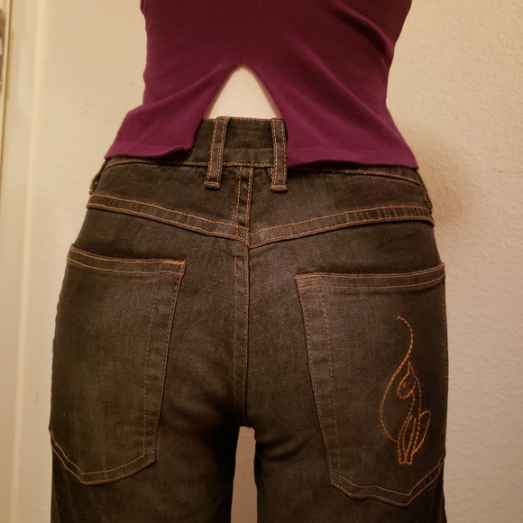 Baby Phat Blk/Grey Jeans - Picture 5 of 16